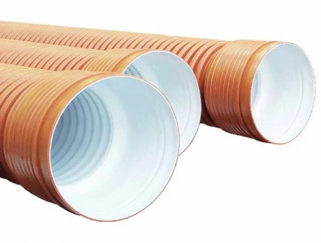 Труба гофрированная с раструбом DN/OD 800 / 687 мм SN8-SN9